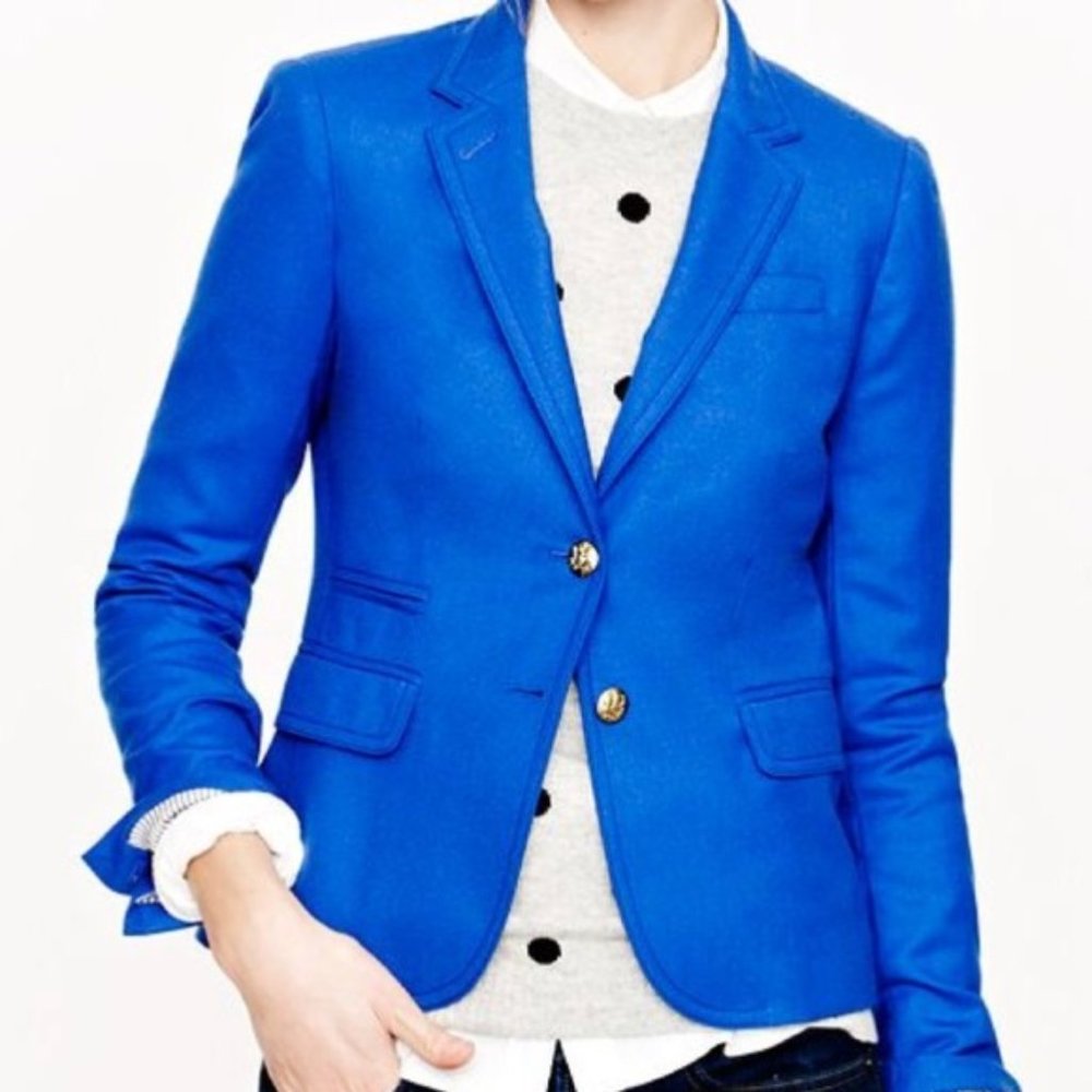 JCrew SchoolBoy Blazer in Royal Blue
